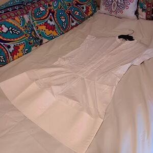 Vince White Shirt Dress